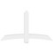 Ekena Millwork Bellingham Architectural Grade PVC Gable Bracket, 72"W x 42"H x 6"D x 6"F, 14/12 Pitch GBP072X42X0606BEL00 - alternate 2